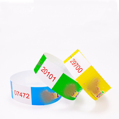 Disposable synthetic paper DuPont paper bracelet Children's playground waterproof paper tickets play
