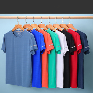 Ice sense advertising shirt quick drying T-shirt custom round neck sports short sleeve wholesale wor