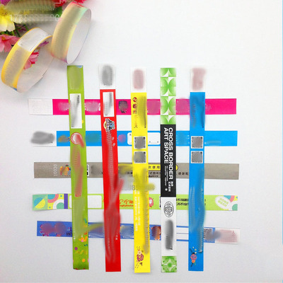 Disposable wristband tickets Customized children's playground waterproof wrist strap playground Wate
