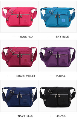 Manufacturers directly for 2020 new Zhuo cool female fashion nylon waterproof bag simple crossbody s