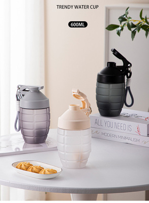 Pineapple shape cup sports carry cup milkshake protein mixing cups promotional custom can be printed