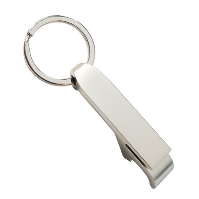 Promotion Cheap Business gifts Zinc alloy bottle opener Keychain Beer opener can dual-purpose practi