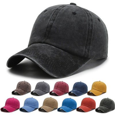 Korean Version Of Wash Cloth To Do Old Casual Baseball Cap Retro Baseball Cap Spring Autumn