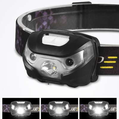 USB charging strong light sensing headlight infrared wave sensing fishing night fishing light manufa