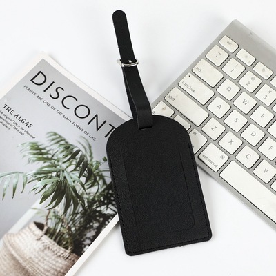 New Hot Multi-color Aircraft Boarding Pass PU Soft Leather Luggage Tag Suitcase Information Tag