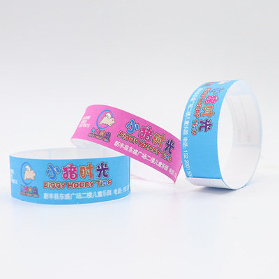 Factory spot disposable wristband playground concert party DuPont paper wristband synthetic paper ma