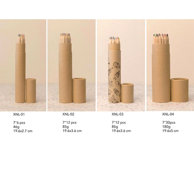 Kids Drawing Kit with Custom Logo 12-Color Portable Colored Pencils Creative Gift for Children