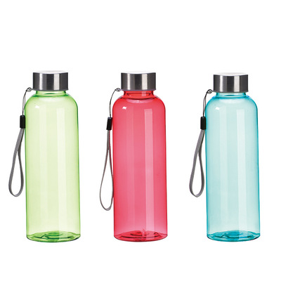 Supply 500ML sports kettle with steel cap sling