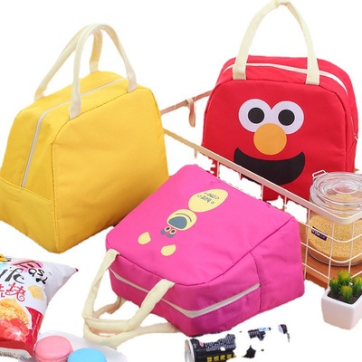 Cartoon fashion lunch box bento bag Oxford cloth thickened aluminum foil portable ice bag students o