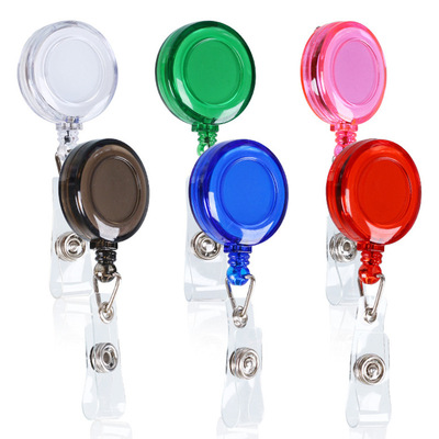 Wholesale Popular Nurse Card Holder Lanyard Retractable Id Badge Holder/yoyo Badge Reel Retractable for Work Office and School