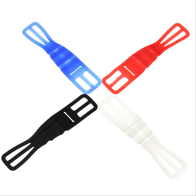 Bicycle mobile phone stand Mobile phone silicone strap Bicycle accessories Flashlight strap 16g