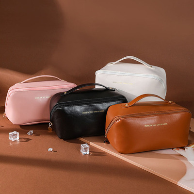 2023 new net red makeup bag female portable large capacity high appearance level travel storage wate