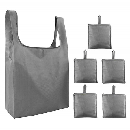Folded able shopping bags with custom logo, many color available