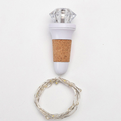 Wine cork LED light
