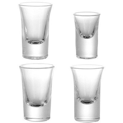Factory wholesale glass bullet cup thick bottom liquor glass wine glass a cup of Wonton wine glass l