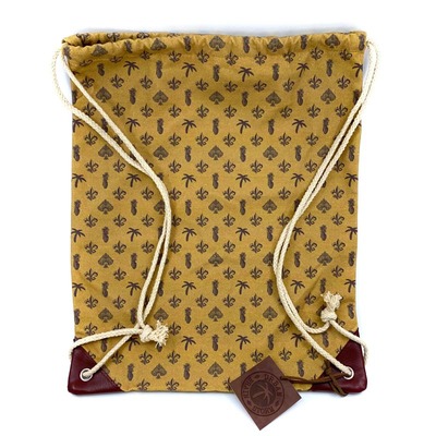 Thick 100% cotton sting bag with custom logo, strong string