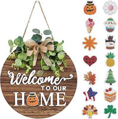 Christmas 30cm magnet small accessories wood pieces