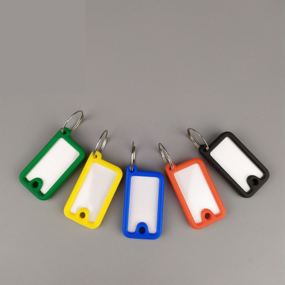 Customized promotion cheap pp plastic key chain Luggage tag Hotel Hotel classification card Car key