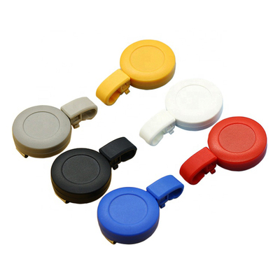 High Quality Promotional Multipurpose Medical Assorted Colors Plastic Round Reel Lanyard ID Holders for Office and School Use