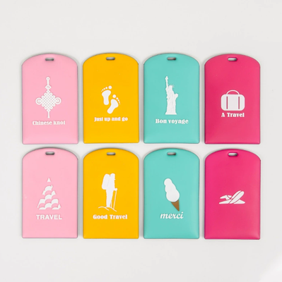 PVC aircraft luggage boarding pass luggage storage tag baggage check-in sling