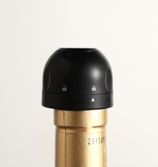 Air lock wine bottle stopper