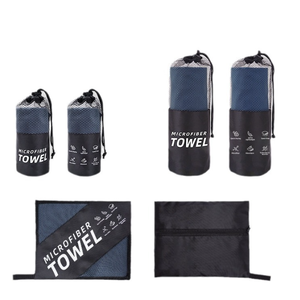 Double-sided fleece quick-drying sports towel - Ultra-fine fiber beach and swimming quick-drying bath towel - Sports quick-drying towel