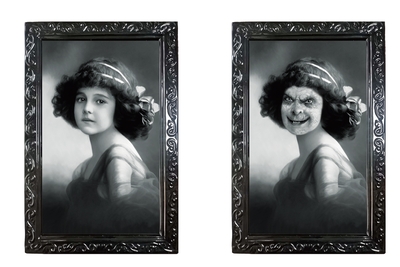 Halloween 3D Scary Photo Frame Photo Haunted House Ornament