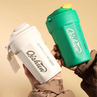 316 Stainless Steel Diamond Shape Coffee Cup 450ML