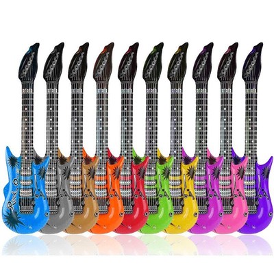 Available PVC inflatable toys for children inflatable guitars Bar party stage props inflatable Music