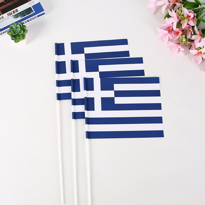Hand Pull Banner Custom Advertising Handle Flags Micro Business Banner Production Color Fag Custom