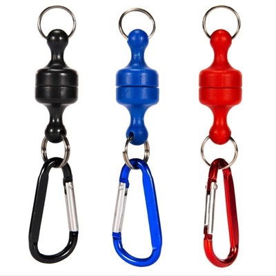 Powerful magnetic spring rope outdoor fishing anti-loss hand rope outdoor sports mountaineering buck