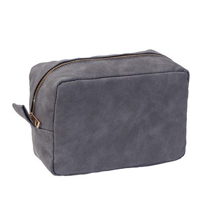 Cross-border men's toiletry bag foreign trade makeup bag PU portable waterproof large capacity simpl