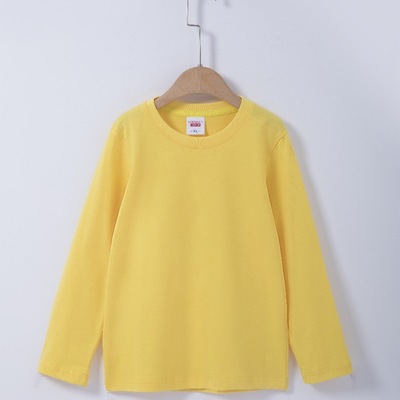 Pure children's clothing autumn Korean version of the new children's long-sleeved T-shirt girl boy c