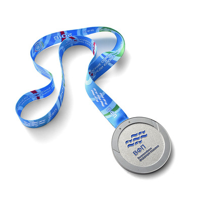 Zinc alloy medal with custom design and also custom lanyards