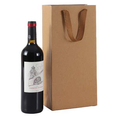 Kraft paper bags for red wine