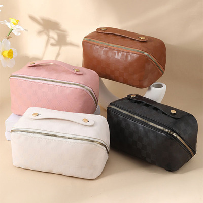 Makeup bag women's large capacity portable ins advanced sense network red 2023 travel cosmetics toil
